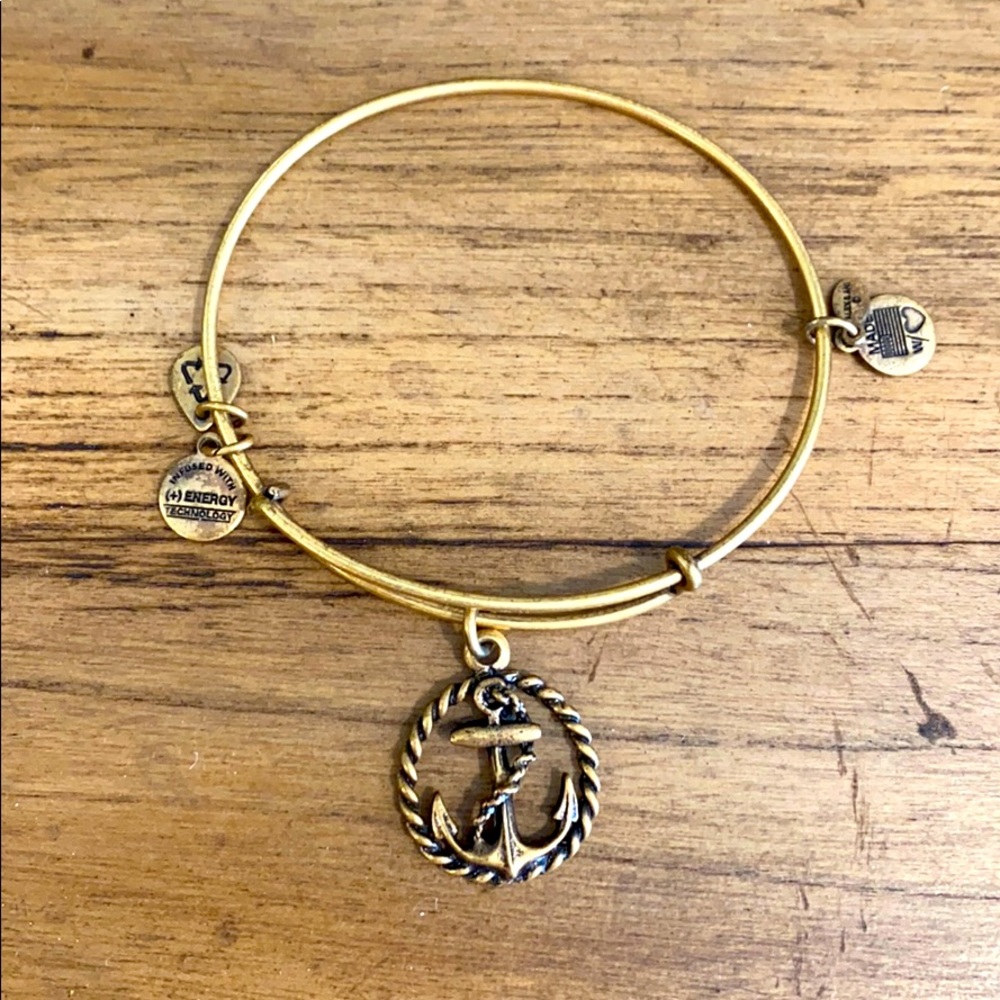 Alex & Ani gold anchor